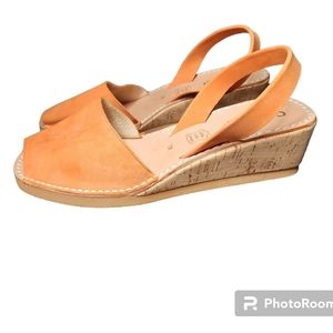 NEW Calaxini Leather Sandals size 41 9.5